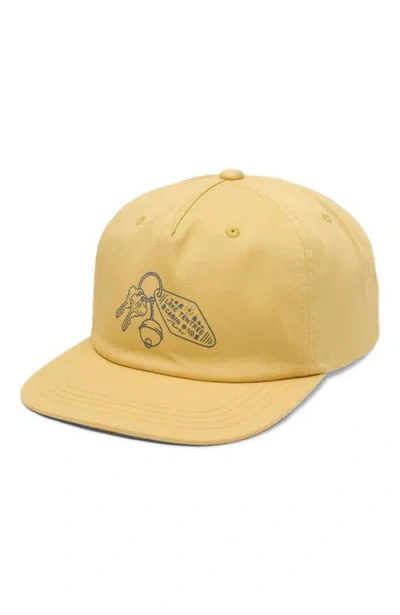 Tentree Lake Getaway Apex Hat In Gold