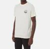 Tentree Mens Graphic Mountain T-shirt In Vintage White Parisian Blue