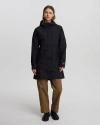 Tentree Nimbus Long Rain Jacket In Black
