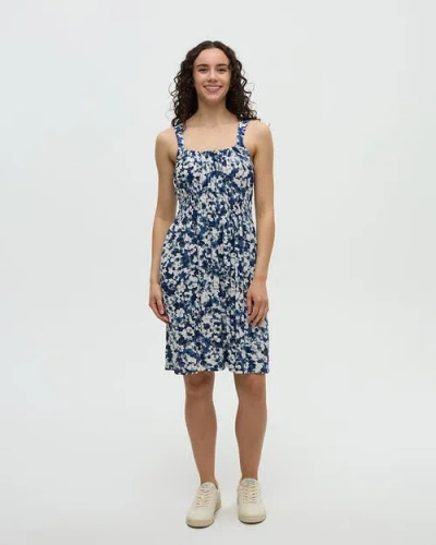 Tentree Overlook Dress In Blue