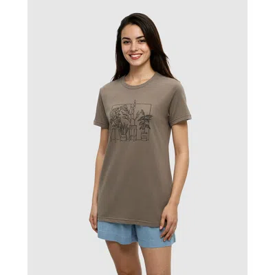 Tentree Plant T-shirt In Black