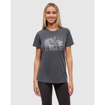 Tentree Plant T-shirt In Gray