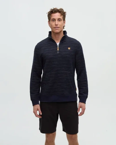 Tentree Powell 1/4 Zip In Black