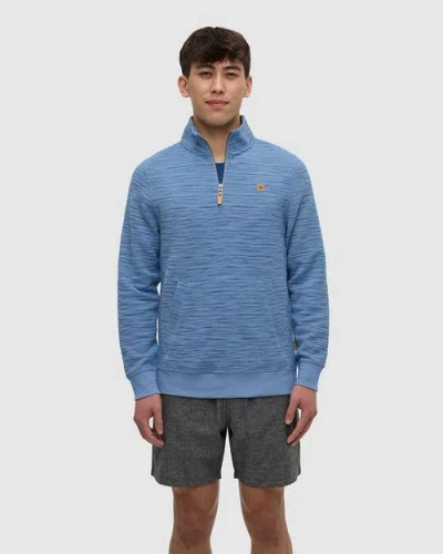 Tentree Powell 1/4 Zip In Blue