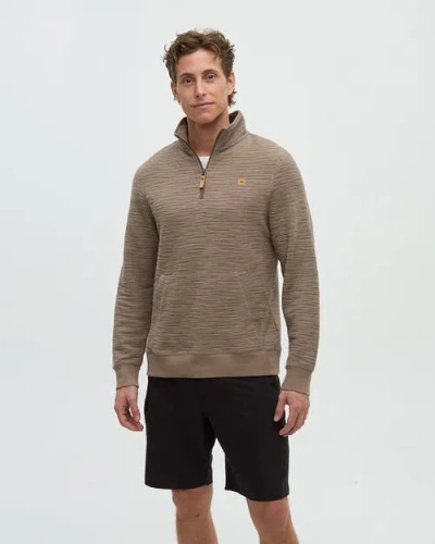 Tentree Powell 1/4 Zip In Neutral