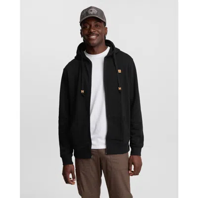 Tentree Reynard Zip Hoodie In Black