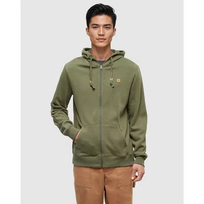 Tentree Reynard Zip Hoodie In Green