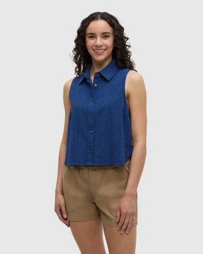 Tentree Robins Shirt In Blue