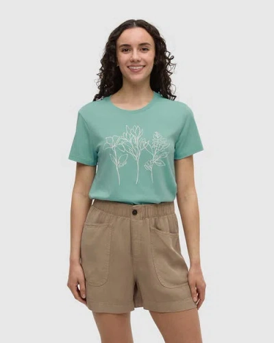 Tentree Summer Flora T-shirt In Multi