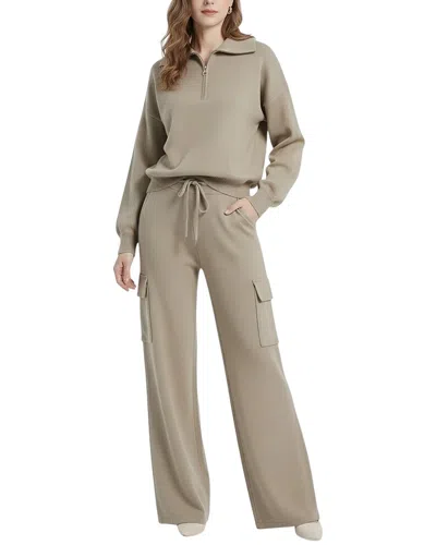 Teodora 2pc Pullover & Pant Set In Green
