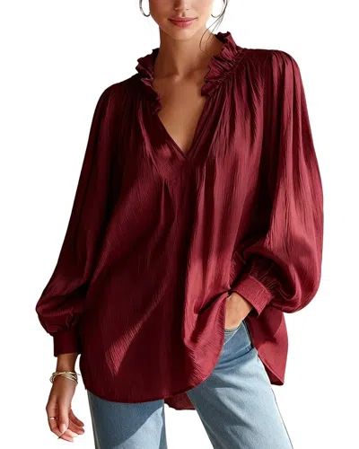 Teodora Blouse In Burgundy