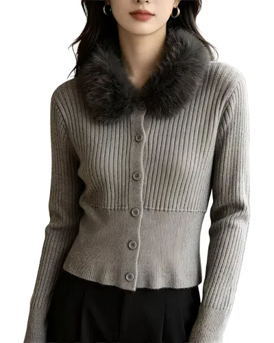 Teodora Cardigan In Animal Print