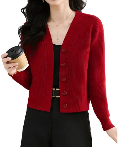 Teodora Cardigan In Red