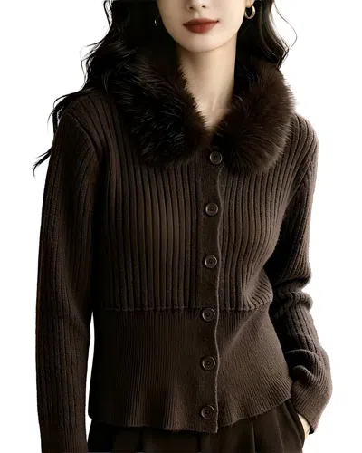 Teodora Cardigan In Brown