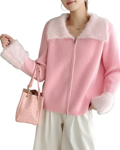 Teodora Cardigan In Pink
