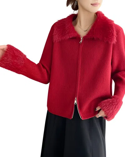 Teodora Cardigan In Red