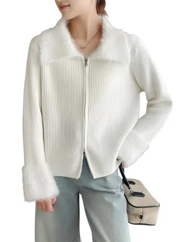 Teodora Cardigan In White