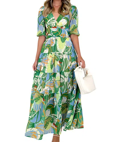 Teodora Maxi Dress In Green