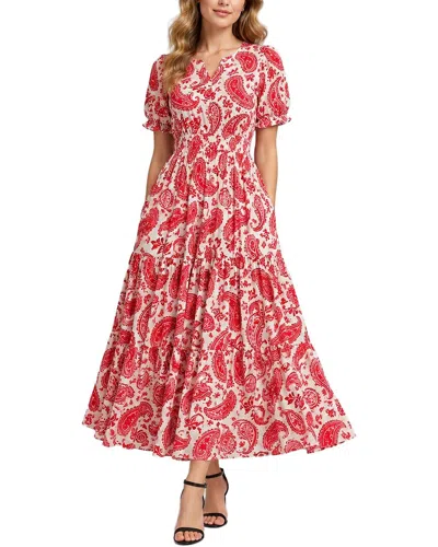 Teodora Maxi Dress In Orange