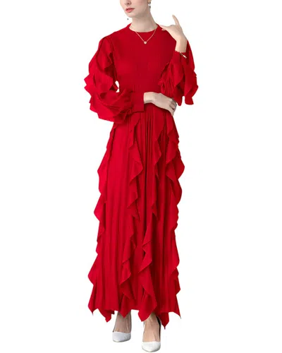 Teodora Maxi Dress In Red