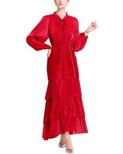 Teodora Maxi Dress In Red