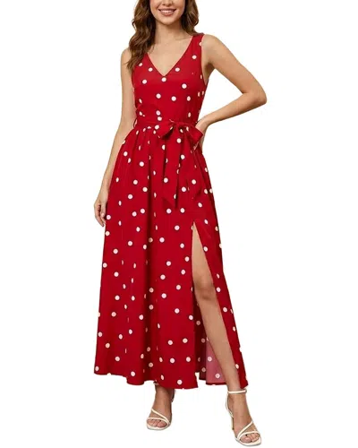 Teodora Maxi Dress In Red