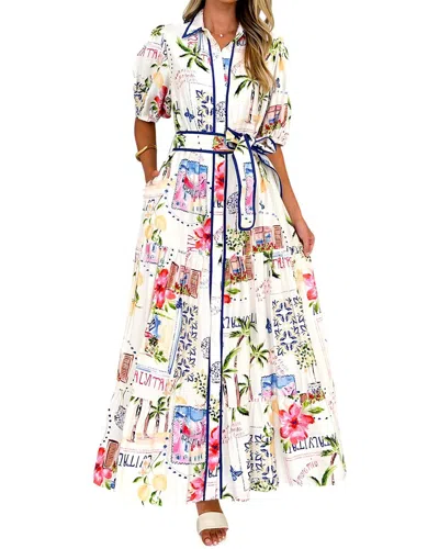 Teodora Maxi Dress In White