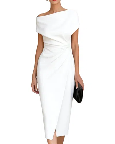 Teodora Midi Dress In White
