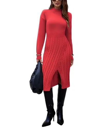 Teodora Midi Dress In Red