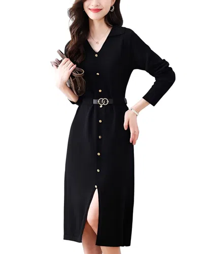 Teodora Midi Dress In Black