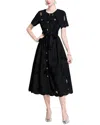 Teodora Midi Dress In Black