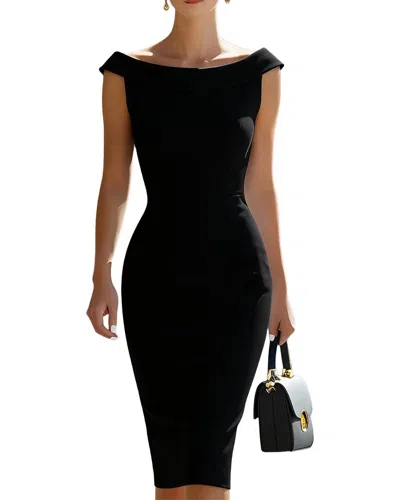 Teodora Midi Dress In Black