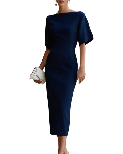 Teodora Midi Dress In Blue