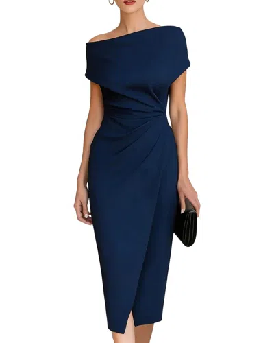 Teodora Midi Dress In Blue