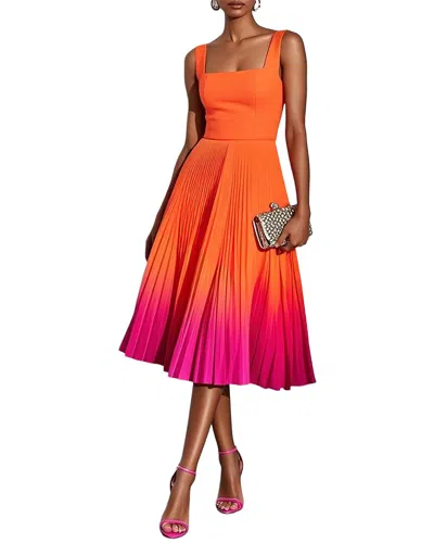 Teodora Midi Dress In Orange