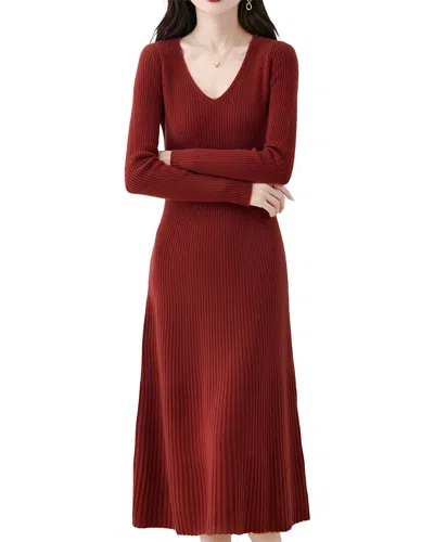 Teodora Midi Dress In Red