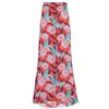 Teodora Milano Women's Yellow / Orange Camogli Silk Long Skirt
