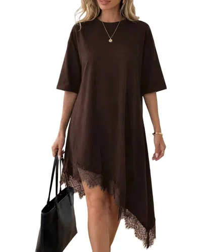 Teodora Mini Dress In Brown