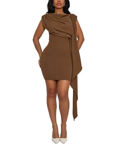 Teodora Mini Dress In Brown