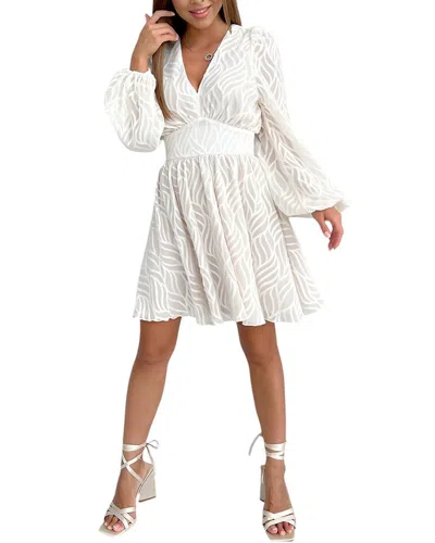 Teodora Mini Dress In White