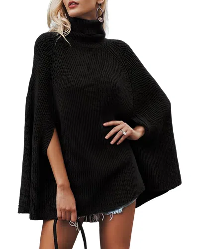Teodora Poncho In Black