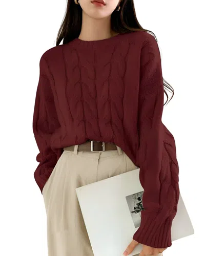 Teodora Sweater In Burgundy