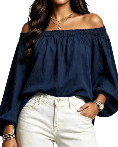 Teodora Top In Blue