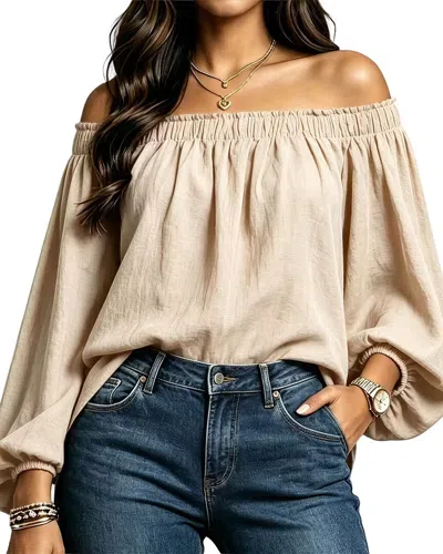 Teodora Top In Neutral