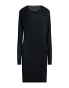 Ter De Caractère Woman Mini Dress Black Size 8 Modal, Elastane In Black