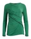 Ter De Caractère Woman T-shirt Green Size 10 Viscose, Elastane