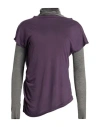 Ter De Caractère Woman T-shirt Plum Size 10 Modal In Purple