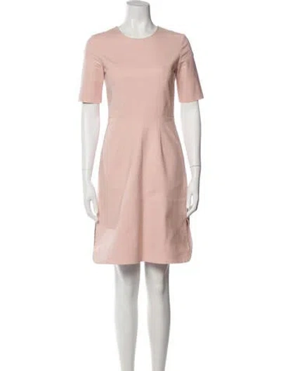 Pre-owned Ter Et Bantine Crew Neck Knee-length Dress In Neutral