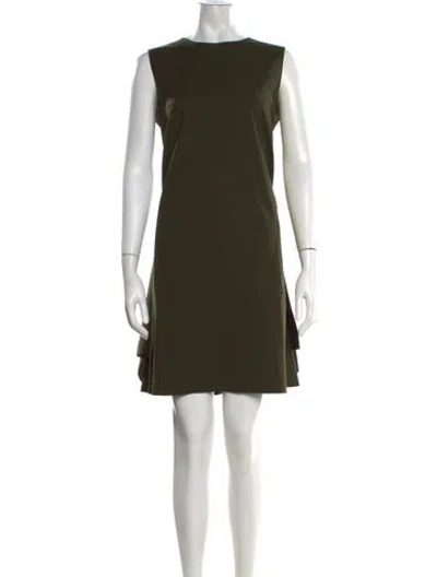 Pre-owned Ter Et Bantine Crew Neck Mini Dress In Green