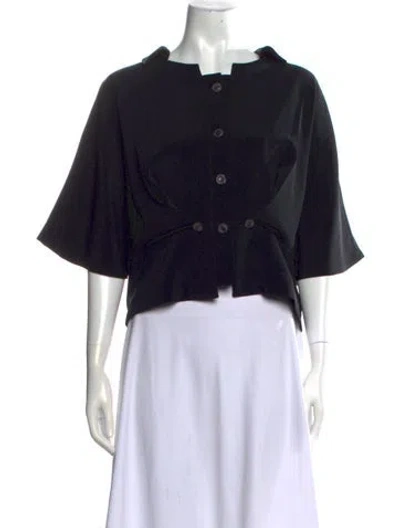 Pre-owned Ter Et Bantine Crew Neck Short Sleeve Top In Black